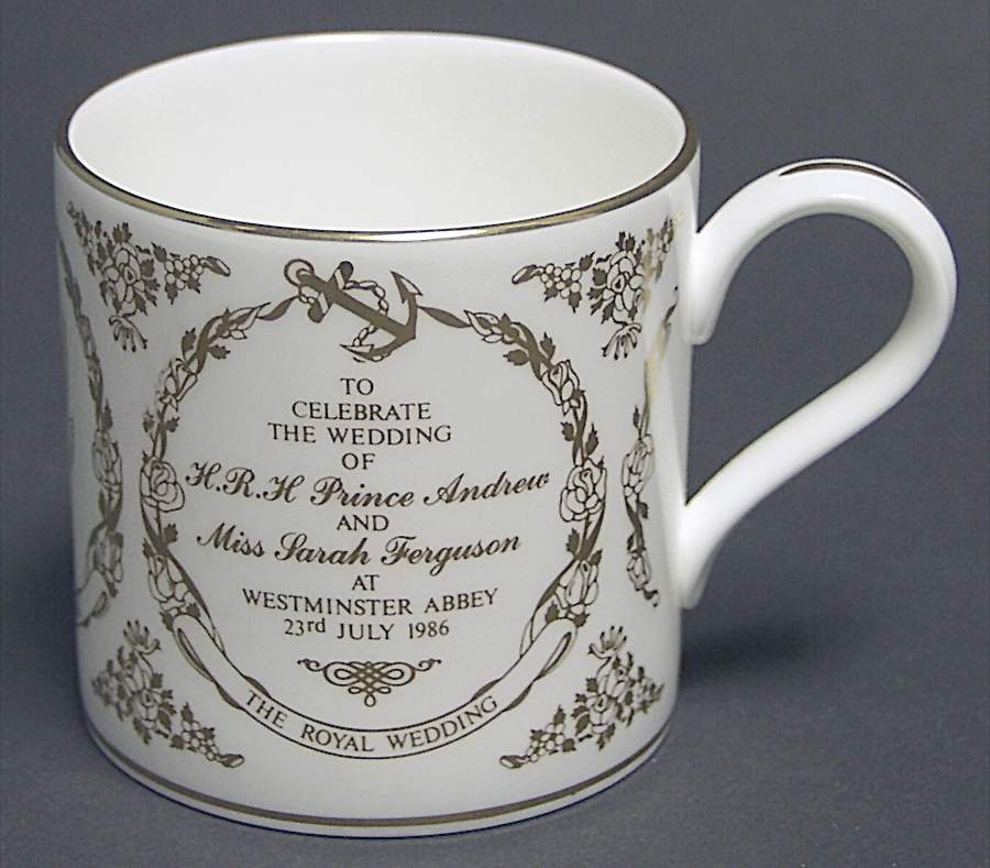 Wedgwood Royal Commemorative Giftware Andrew & Sarah Royal Wedding Mug - No Box by Wedgwood-1