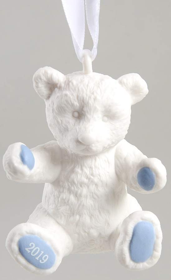 Baby's First Christmas Baby's 1st Teddy Bear - Blue - No Box by Wedgwood-1