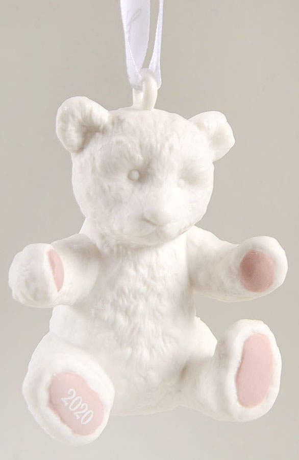 Baby's First Christmas Baby's 1st Teddy Bear - Pink - No Box by Wedgwood-1