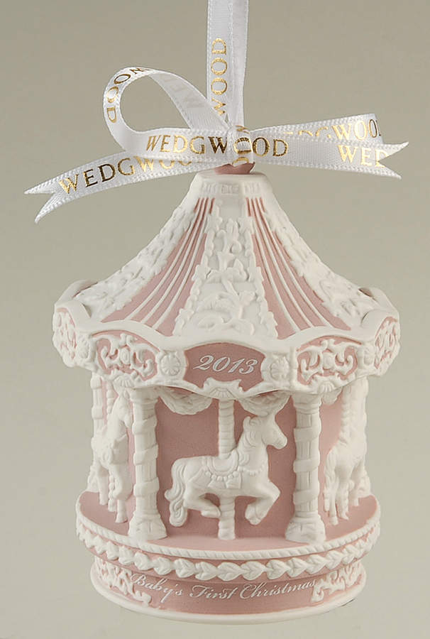 Baby's First Christmas Baby's First Carousel-Pink - Boxed by Wedgwood-1