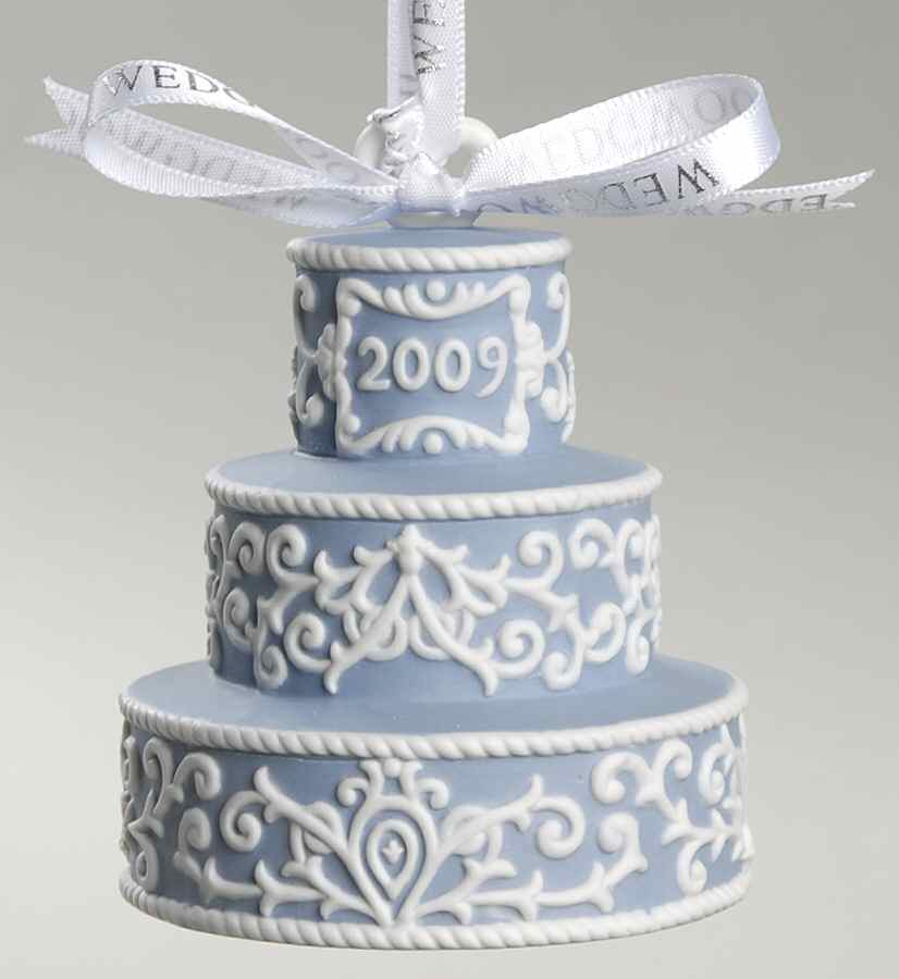 Our First Christmas Together Our First Christmas-Cake-Blue - No Box by Wedgwood-1