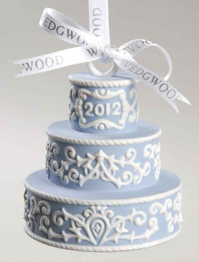Our First Christmas Together Our First Christmas Cake- Blue - Boxed by Wedgwood-1