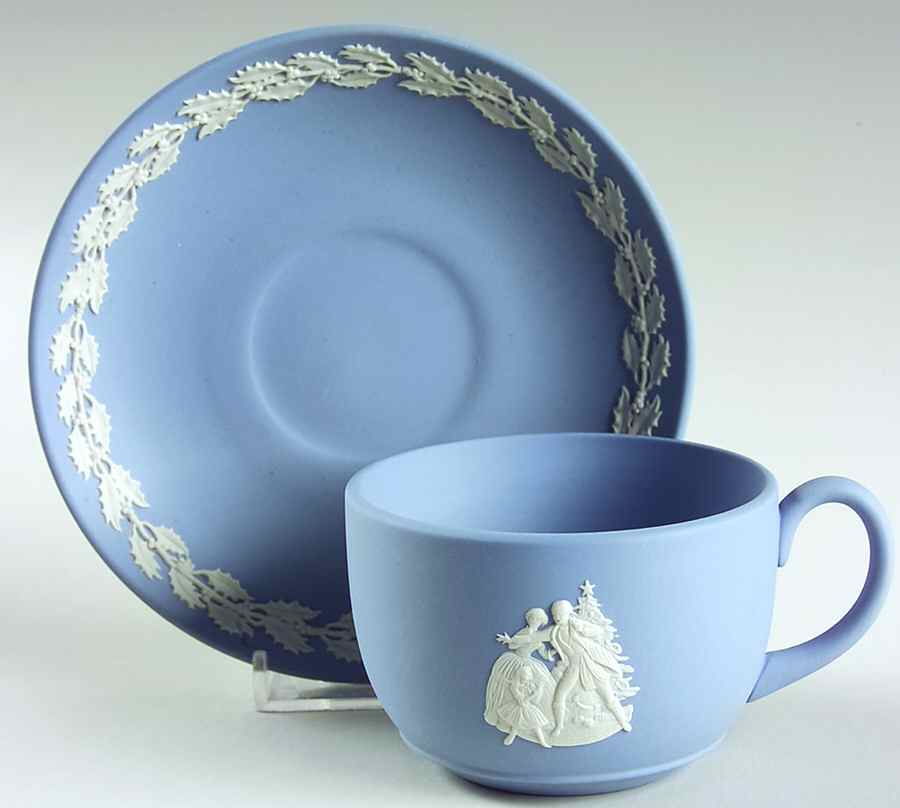 Victorian Christmas Traditions-Cup Saucer After Dinner Games - No Box by Wedgwood-1