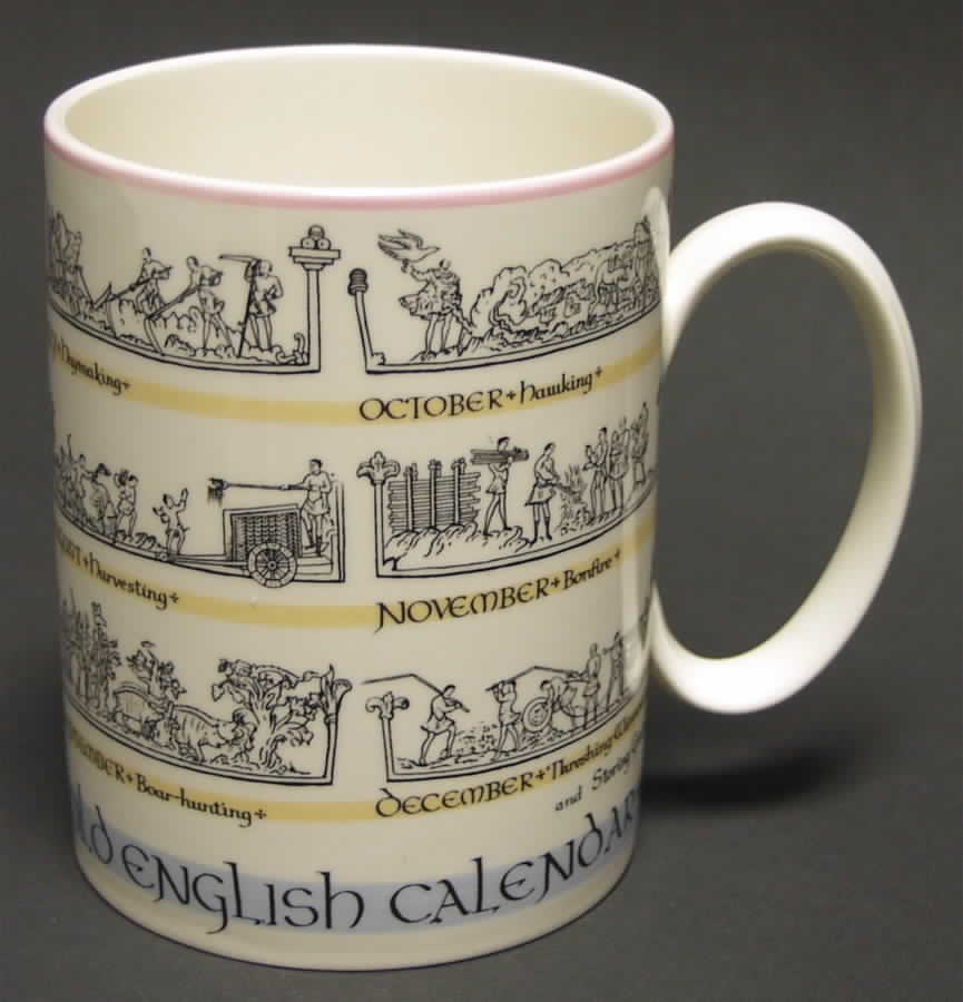 Wedgwood Mugs Old English Calendar - Boxed by Wedgwood-1