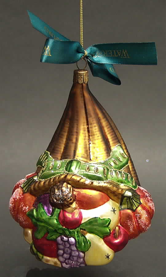 Autumn Series Harvest Cornucopia - No Box by Waterford Crystal-1
