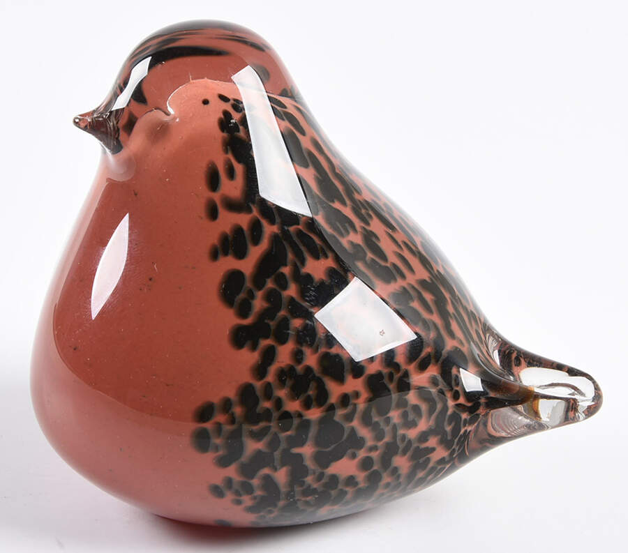 Wedgwood Crystal Figurines and Giftware Robin-Black And Brown - Boxed by Wedgwood-1