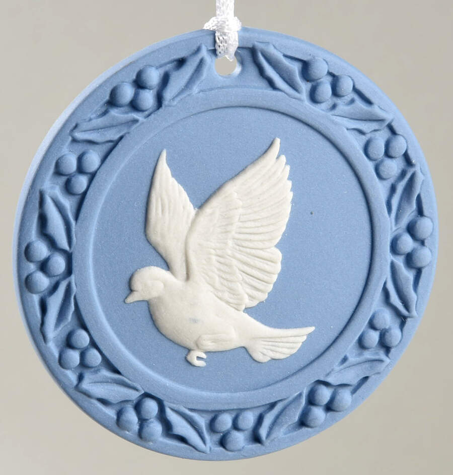 Twelve Days of Christmas-Flat Two Turtledoves - Boxed by Wedgwood-1