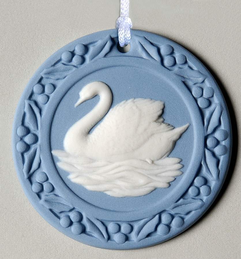 Twelve Days of Christmas-Flat Seven Swans A Swimming - No Box by Wedgwood-1
