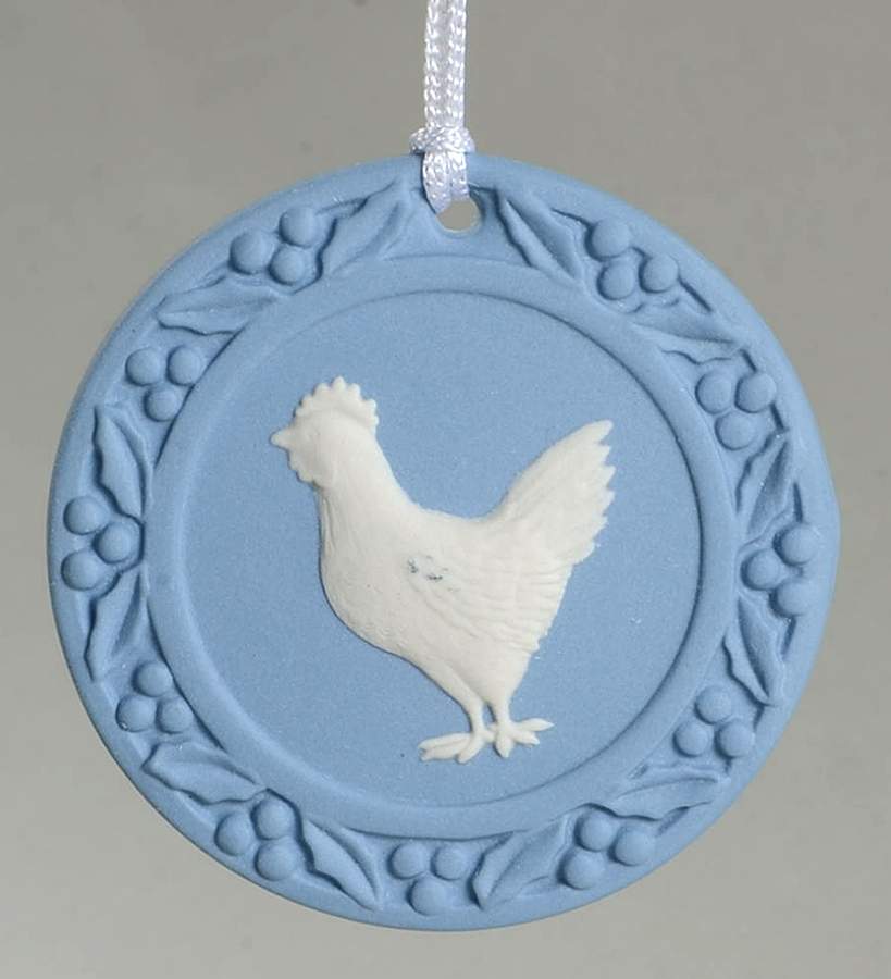 Twelve Days of Christmas-Flat Three French Hens - No Box by Wedgwood-1