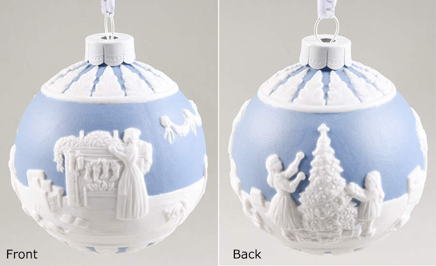 Jasperware Ball Ornaments Dressing The Tree - Boxed by Wedgwood-1