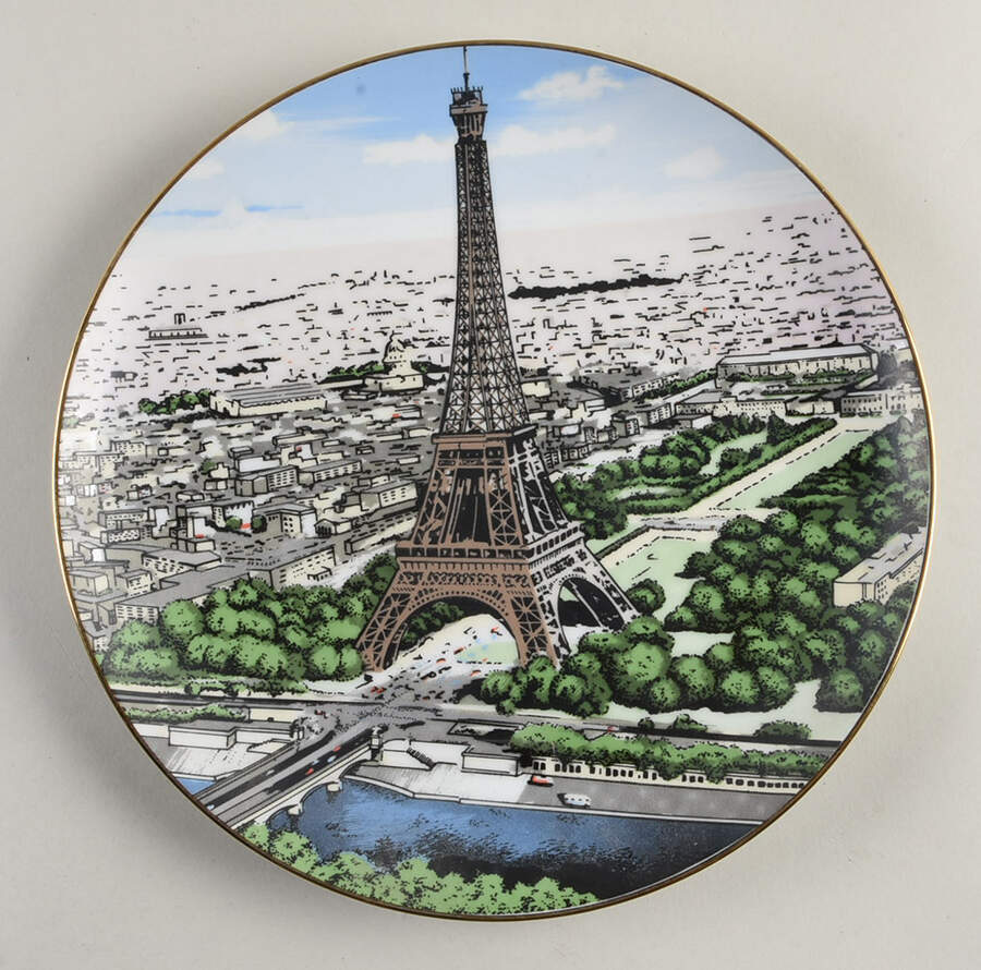 World Wide Art Plates Eiffel Tower - Boxed by World Wide Art-1