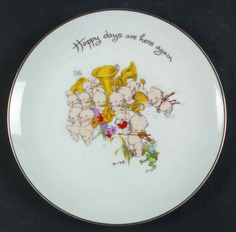 World Wide Art Plates Happy Days Are Here Again - Boxed by World Wide Art-1