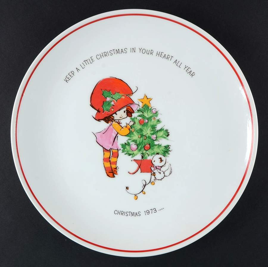 World Wide Art Plates Mopsie-Keep A Little Christmas In Your - No Box by World Wide Art-1