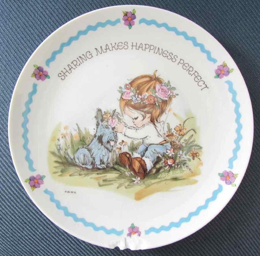 World Wide Art Plates Sharing Makes Happiness Perfect - Boxed by World Wide Art-1