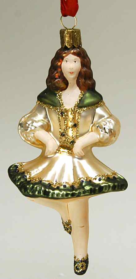 Irish Dancer Ornament Irish Dancer-2007 - Boxed by Waterford Crystal-1