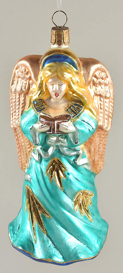 Religious Holiday Heirloom Overture Angel-With Songbook - Boxed by Waterford Crystal-1