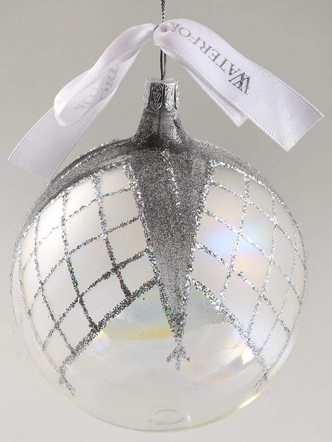 Winter Wonderland Avoca Iridescent Ball - Boxed by Waterford Crystal-1