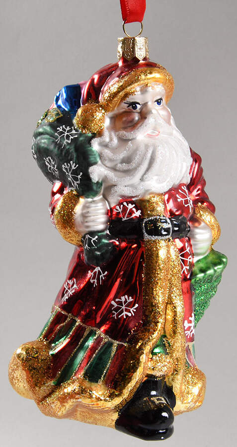 Holiday Heirloom Santa Ornaments Glamour Santa - No Box by Waterford Crystal-1