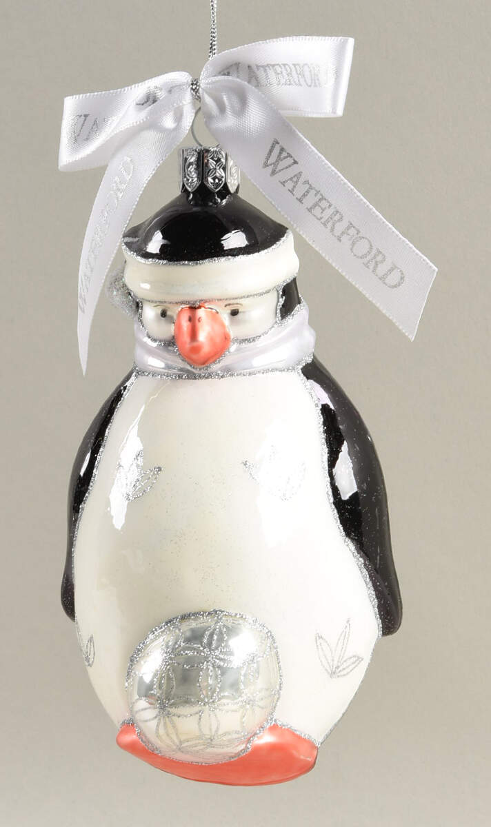 Holiday Heirlooms Ornaments Kilkenny Penguin Girl - Boxed by Waterford Crystal-1