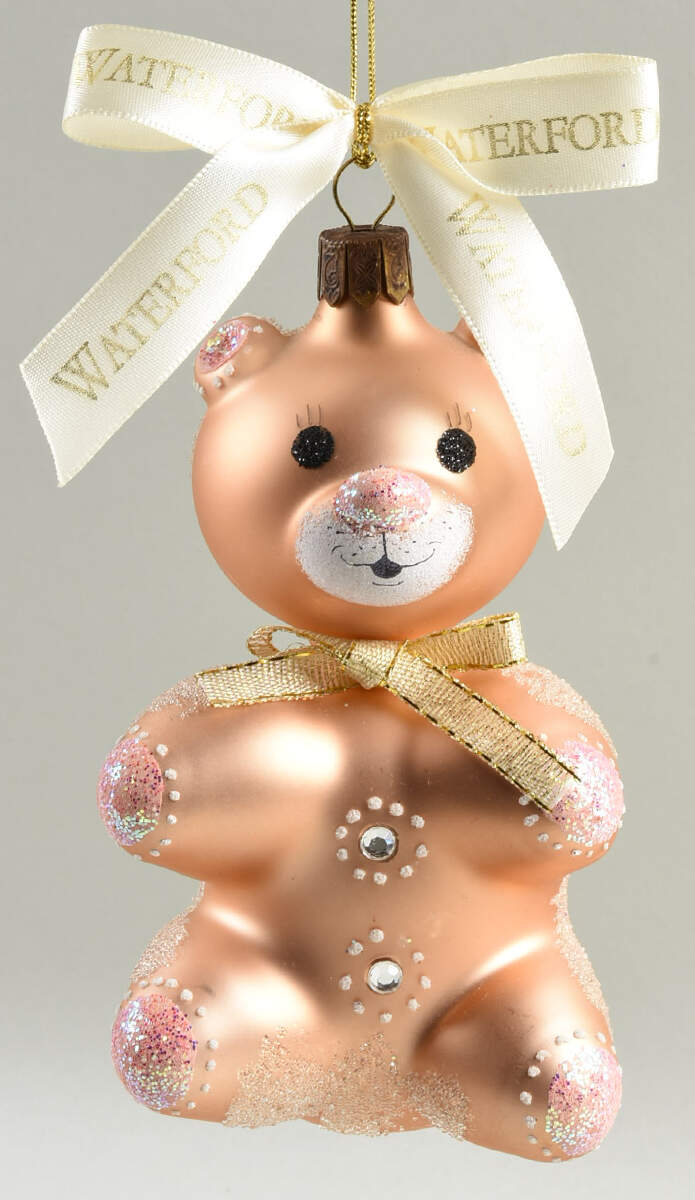 Holiday Heirlooms Ornaments Gingerbread Teddy - Boxed by Waterford Crystal-1