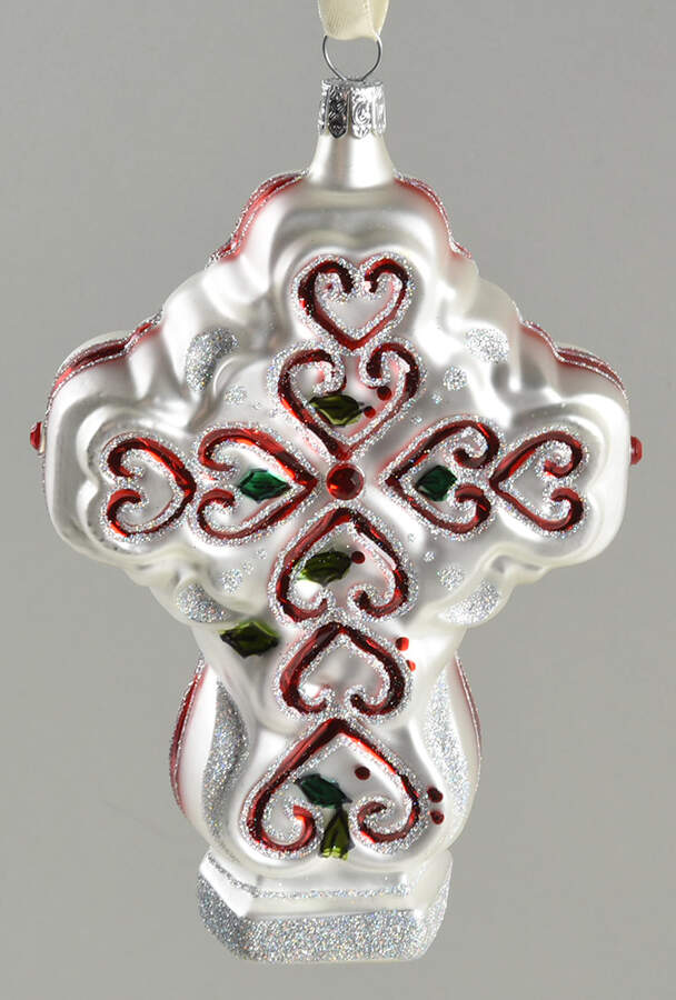 Religious Holiday Heirloom Victorian Cross - Boxed by Waterford Crystal-1