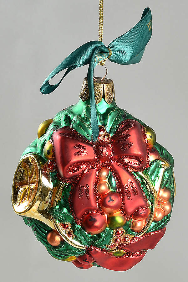 Holiday Heirlooms Ornaments Musical Christmas Wreath - No Box by Waterford Crystal-1