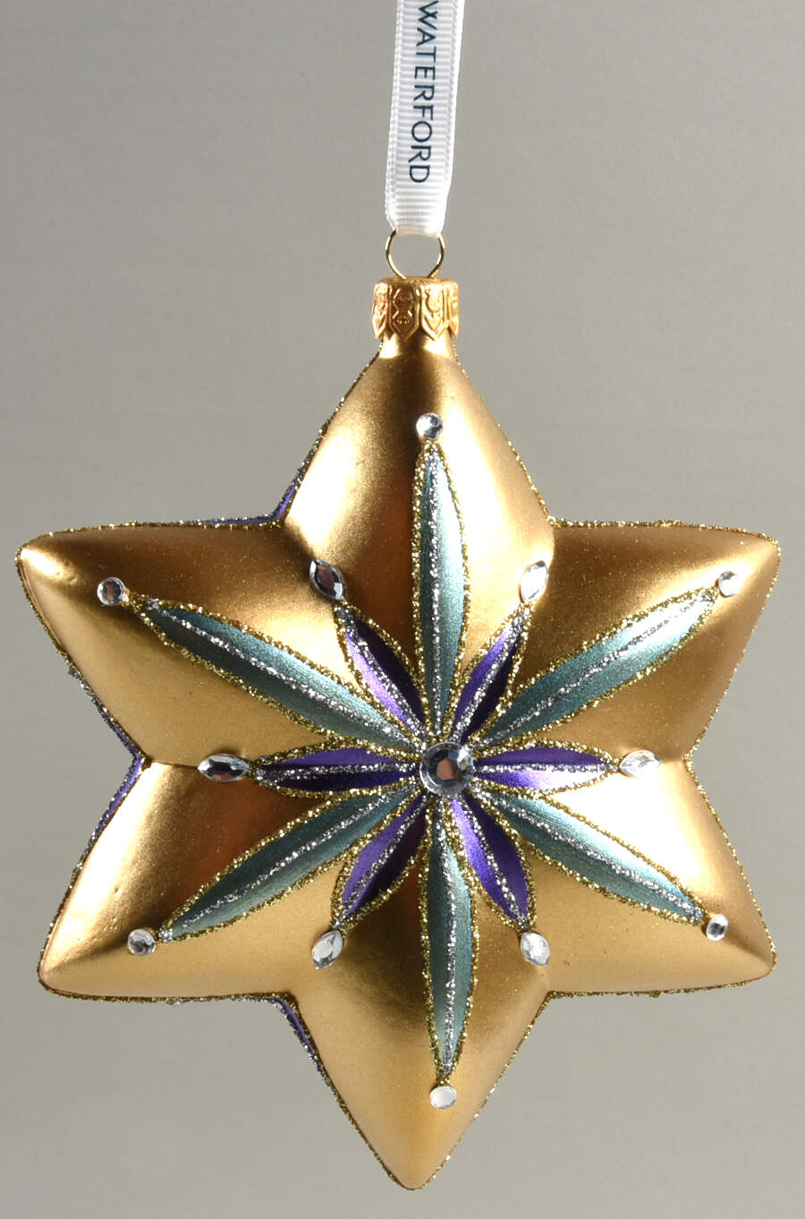 Holiday Heirlooms Ornaments Gold Star  - Boxed by Waterford Crystal-1