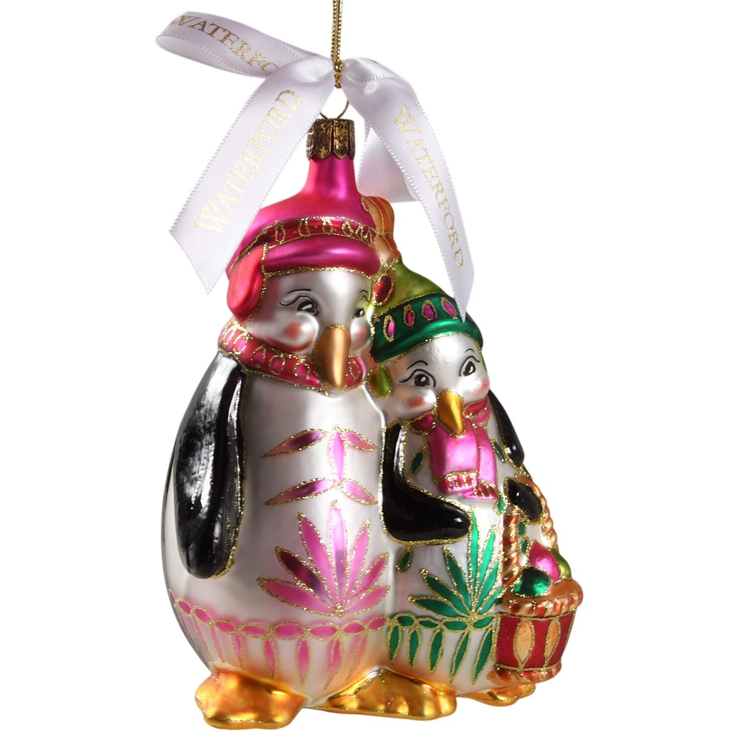 Holiday Heirlooms Ornaments Penguin Couple - Boxed by Waterford Crystal-1