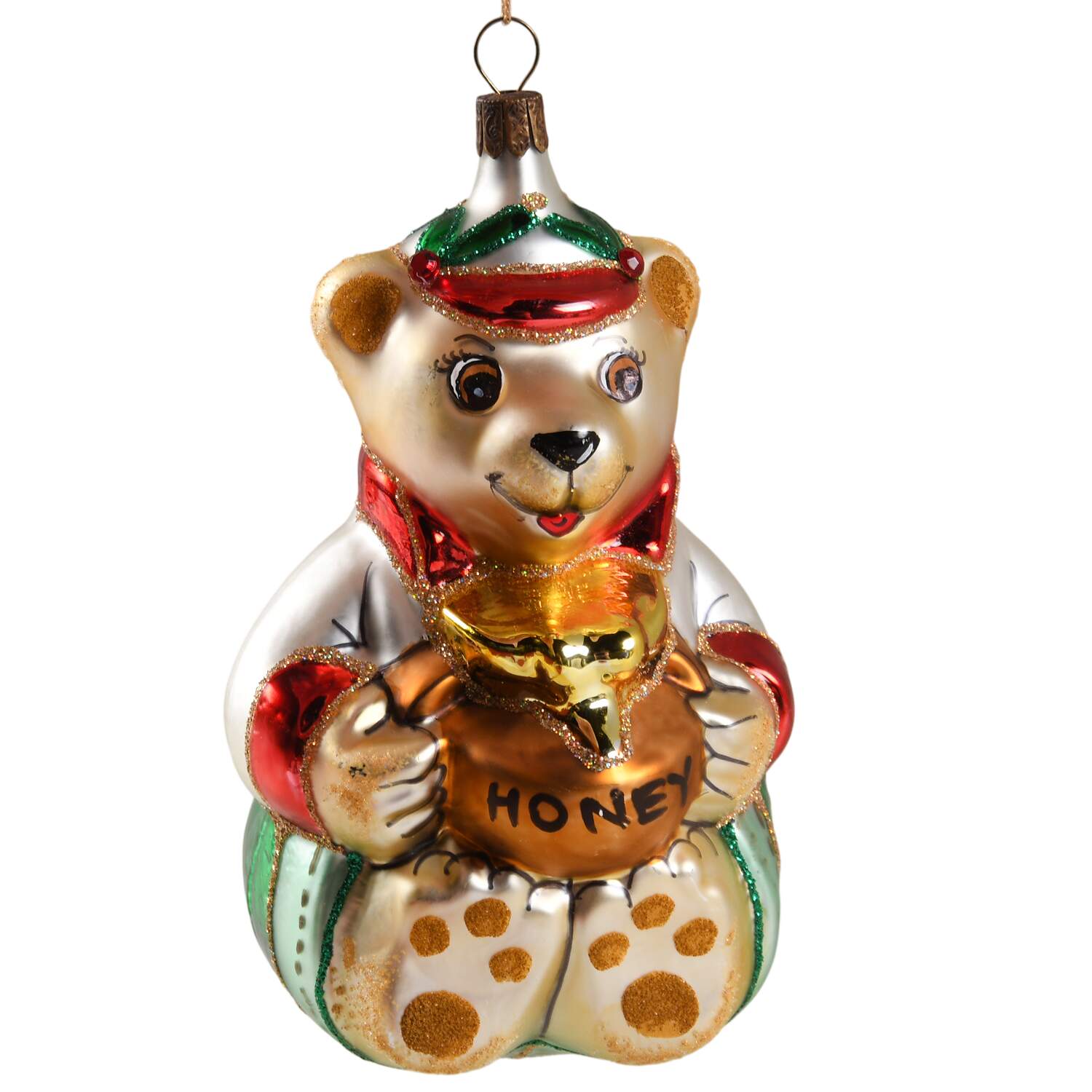 Holiday Heirlooms Ornaments Christmas Honey Bear - No Box by Waterford Crystal-1