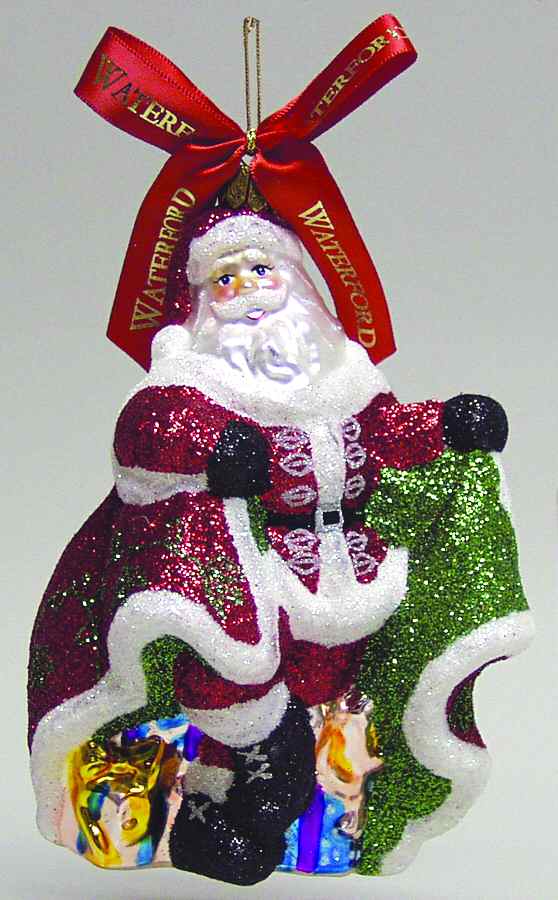 Holiday Heirloom Santa Ornaments Winter Santa - No Box by Waterford Crystal-1