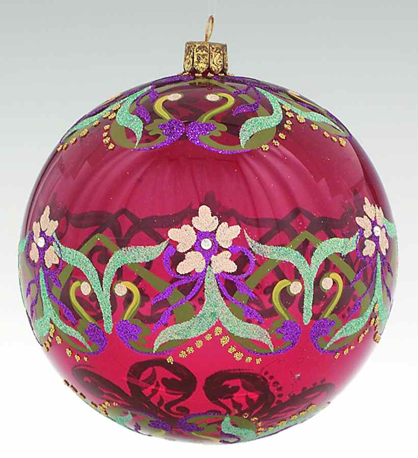 Jim O'Leary Collection-Precious Gems Garnet Ball - No Box by Waterford Crystal-1