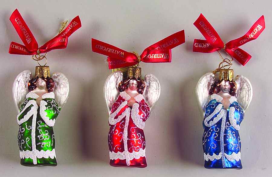 Religious Holiday Heirloom Angels (Set Of 3) - Boxed by Waterford Crystal-1