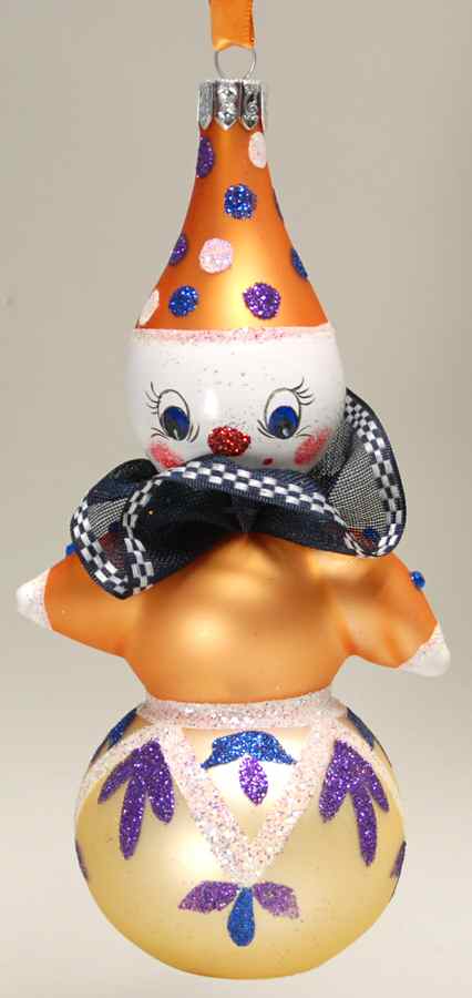 Holiday Heirlooms Ornaments Jolly Clown - No Box by Waterford Crystal-1
