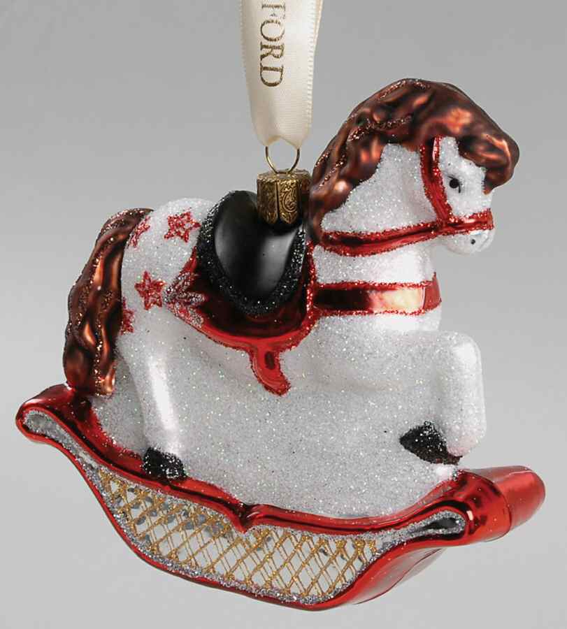 Holiday Heirlooms Ornaments Rocking Horse - Boxed by Waterford Crystal-1