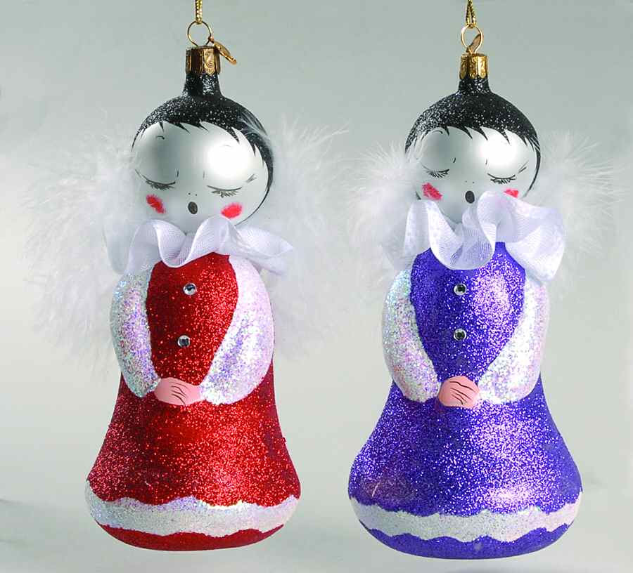 Religious Holiday Heirloom Sugar Plums Snow Angels(Set Of 2) - No Box by Waterford Crystal-1