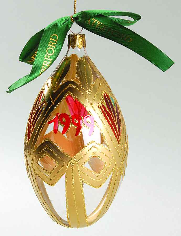 Dated Multicolor on Clear Dated Egg - No Box by Waterford Crystal-1