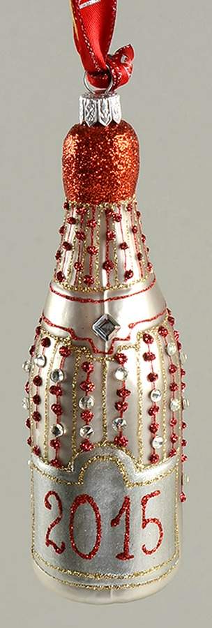 Wedding and Celebration Series Our First Champagne Bottle-Dated 2015 - No Box by Waterford Crystal-1