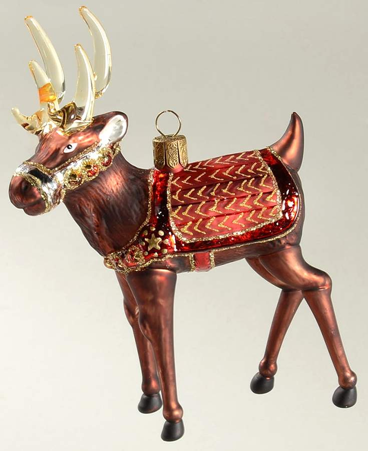 Holiday Heirlooms Ornaments North Pole Reindeer - Boxed by Waterford Crystal-1