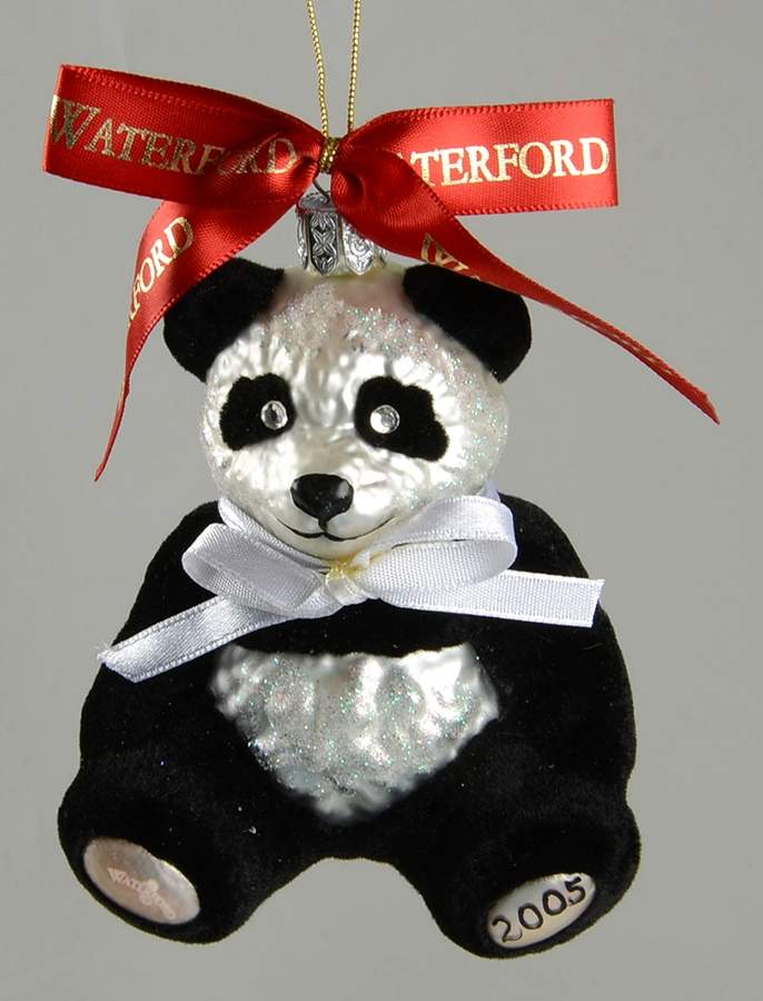 Holiday Heirlooms Ornaments Panda - Boxed by Waterford Crystal-1