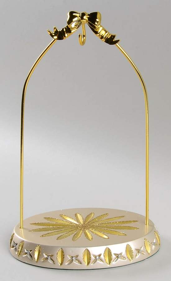 Holiday Heirloom Ornament Stands Lismore Arch Stand-Gold - No Box by Waterford Crystal-1