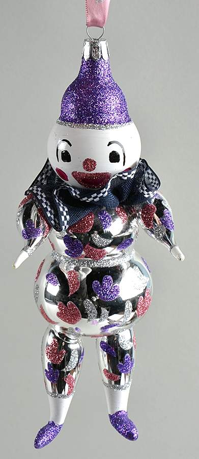 Holiday Heirlooms Ornaments Pierrot Clown - With Box 53 by Waterford Crystal-1