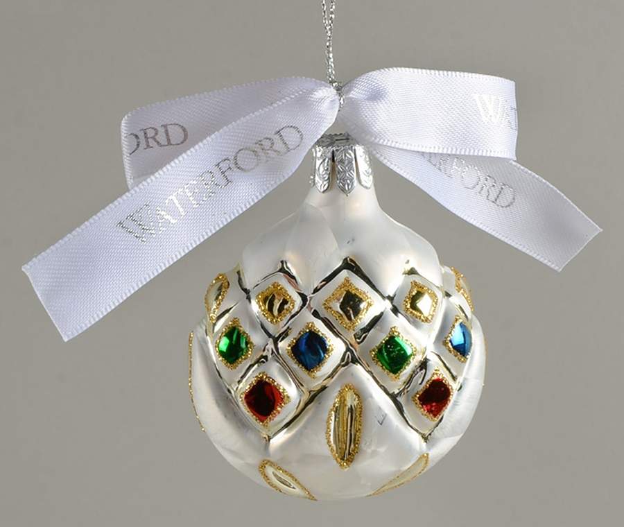 Multicolor Cut and Faceted Lismore Ice Disc- Single - No Box by Waterford Crystal-1