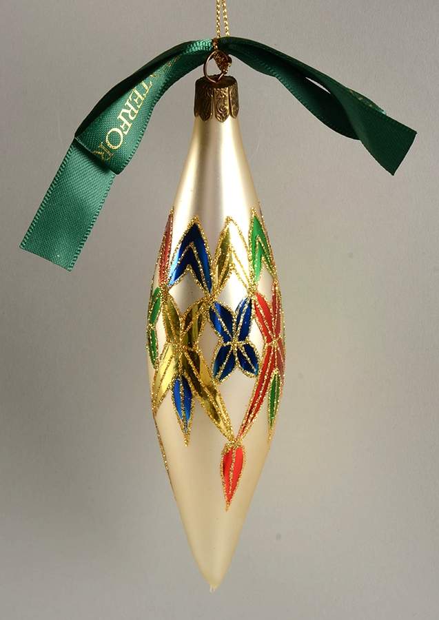 Multicolor on Champagne, White, Gold Lismore Icicle - Boxed by Waterford Crystal-1