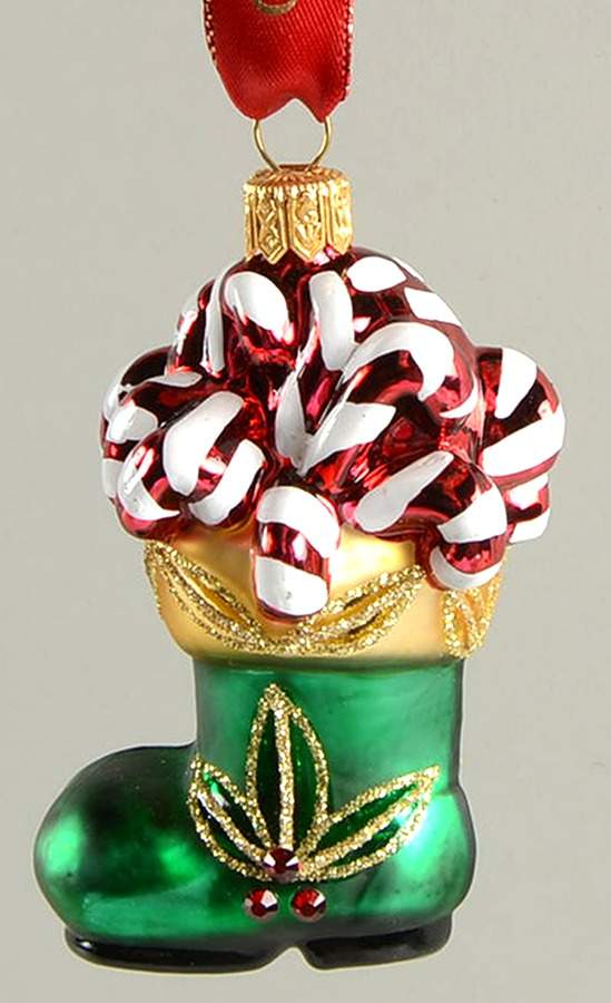 Holiday Heirlooms Ornaments Santa's Boot - No Box by Waterford Crystal-1