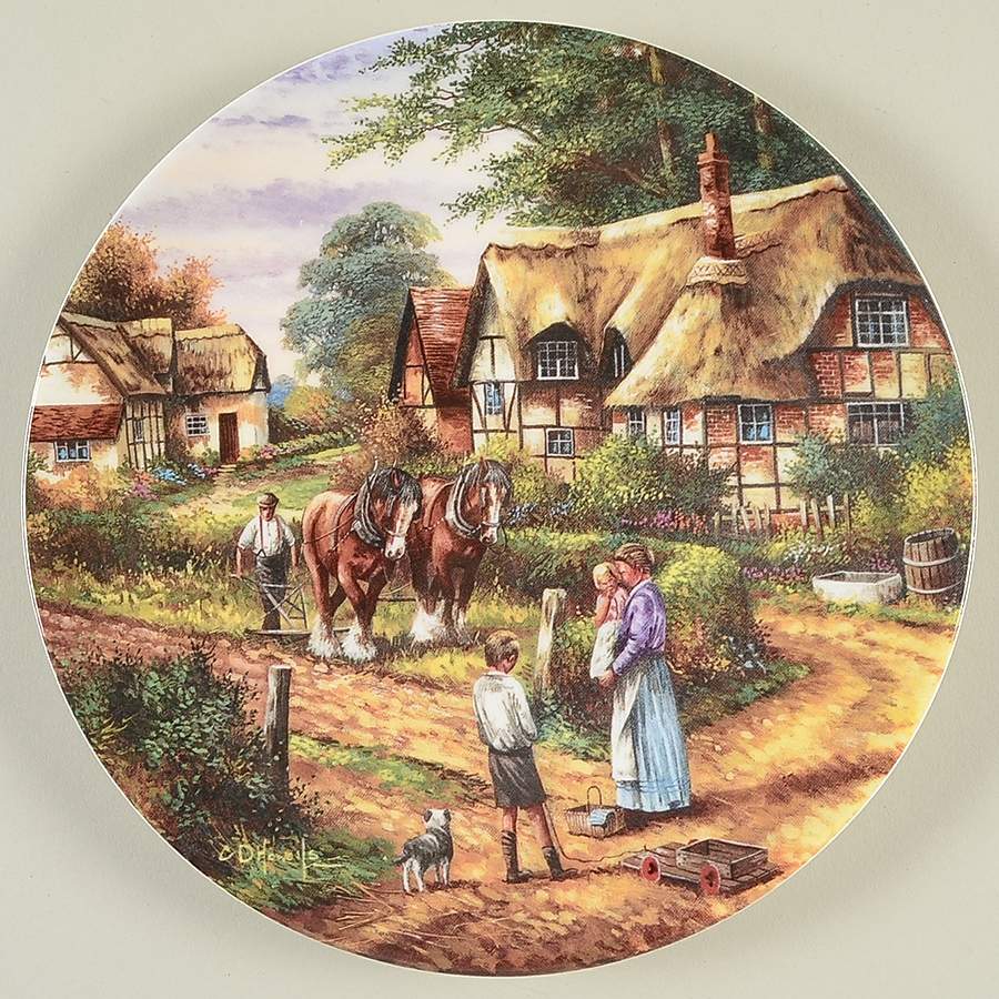Country Days Ploughing - Boxed by Wedgwood-1