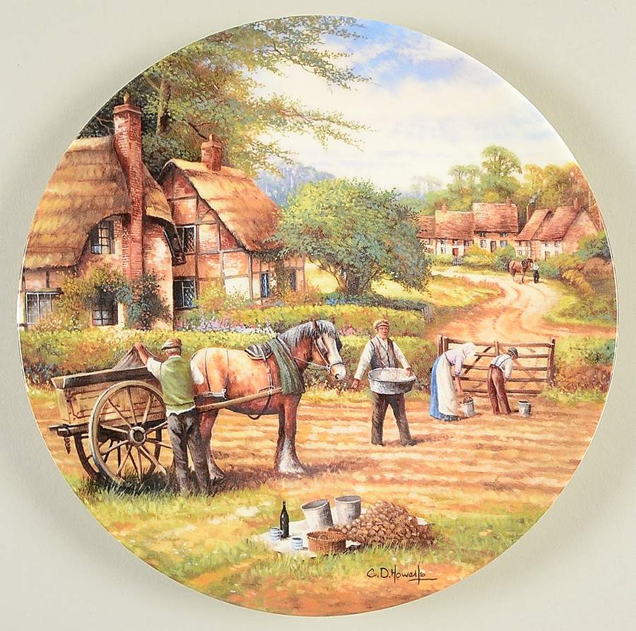 Country Days Planting Potatoes - Boxed by Wedgwood-1
