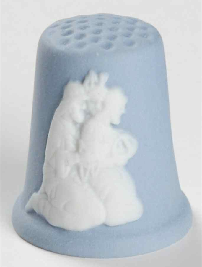 Jasperware Nativity Thimbles Three Kings - No Box by Wedgwood-1