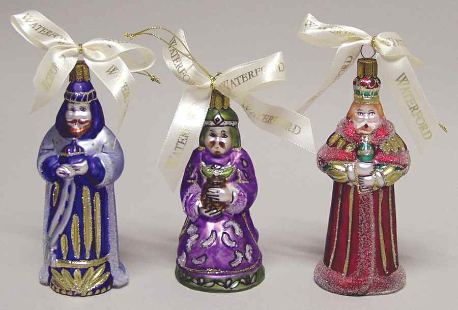 Nativity Series-Holiday Heirloom Three Wisemen - Boxed by Waterford Crystal-1