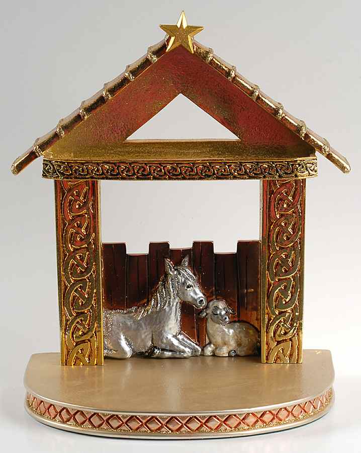 Nativity Series-Holiday Heirloom Creche Display Stand - Boxed by Waterford Crystal-1