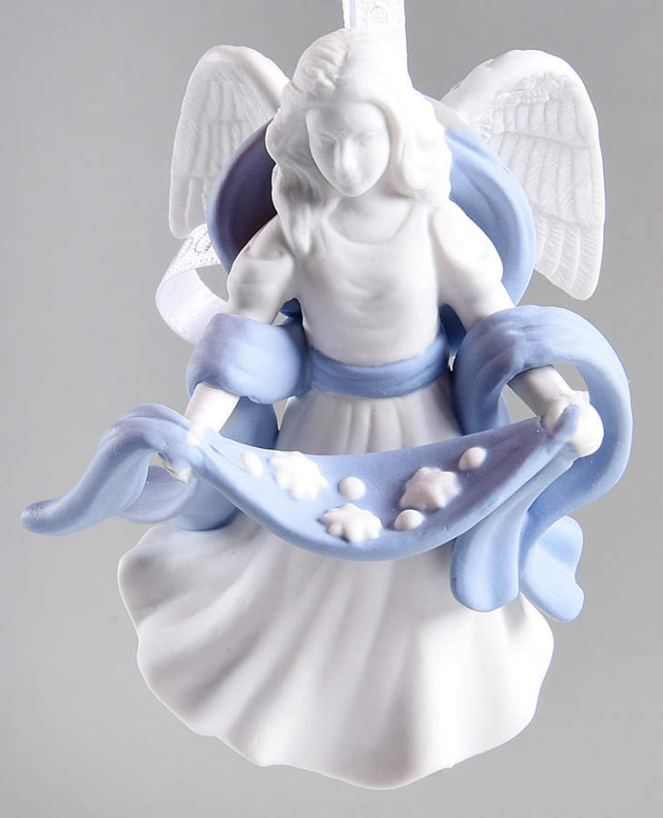 Angel Collection Figural Angel - Blue Sash - No Box by Wedgwood-1